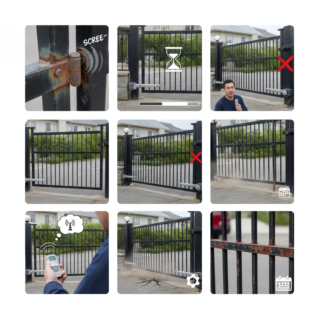 Signs That Your Gate Is Asking for Maintenance